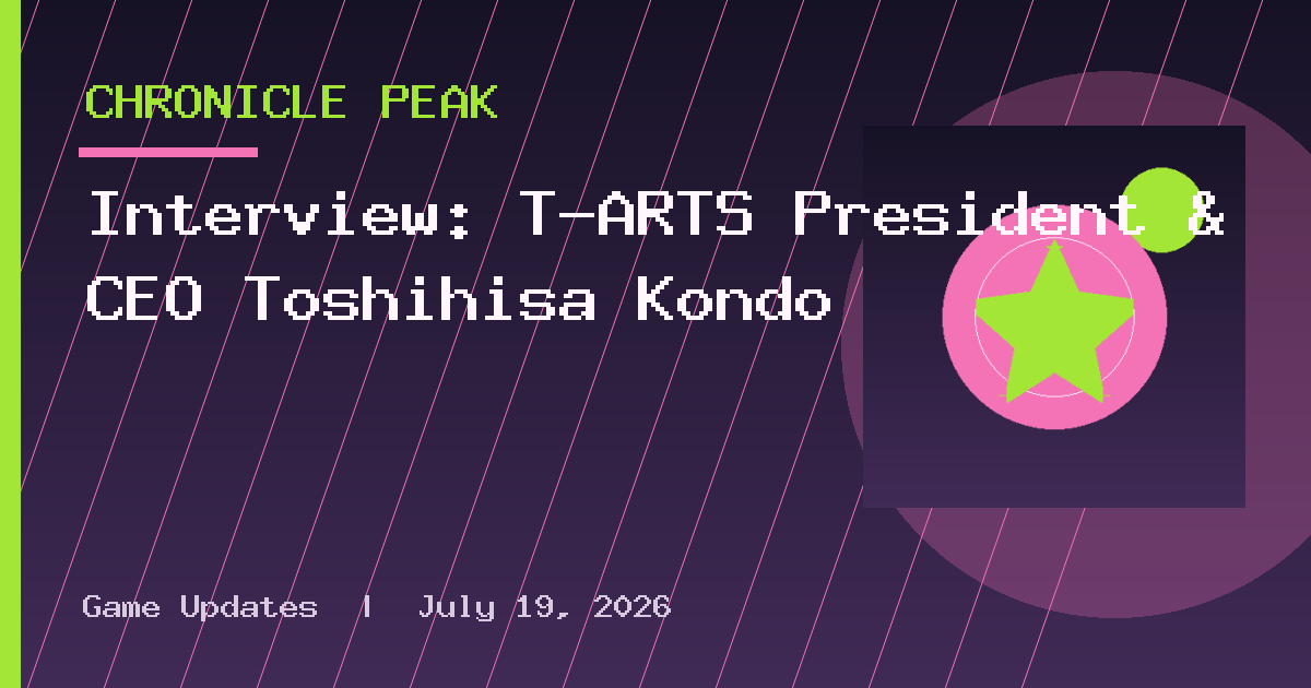 Interview: T-ARTS President & CEO Toshihisa Kondo