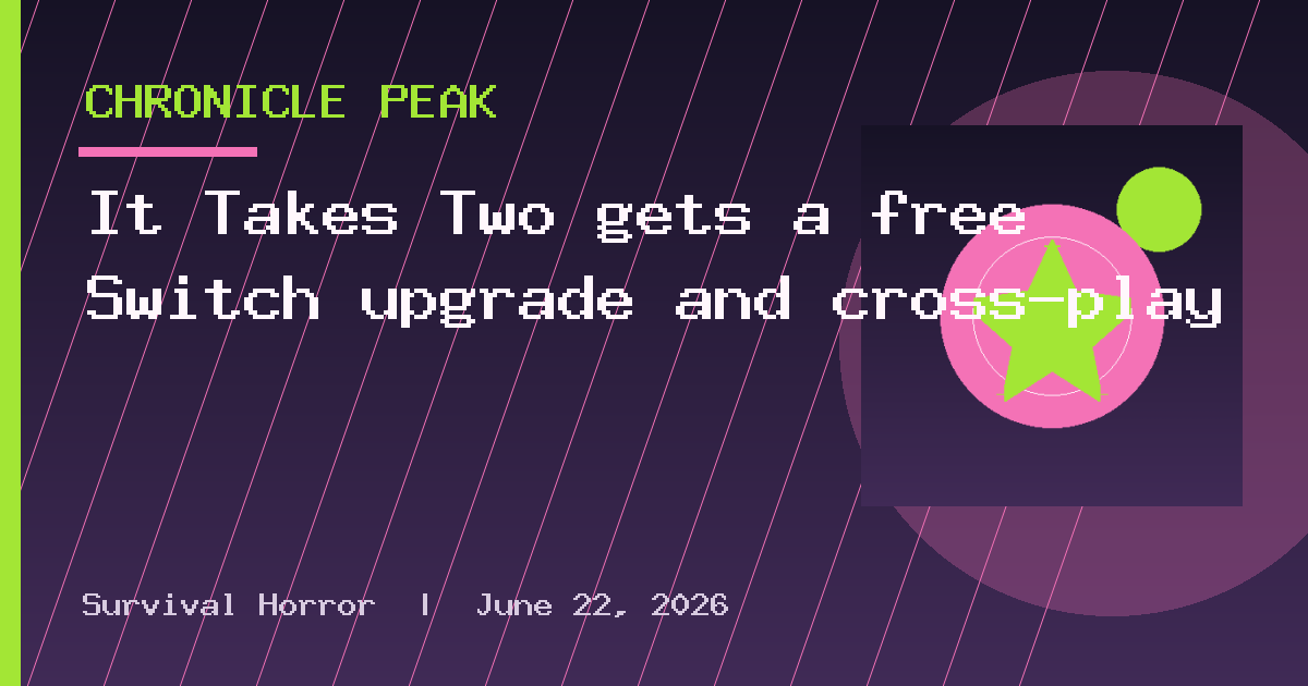 It Takes Two gets a free Switch upgrade and cross-play