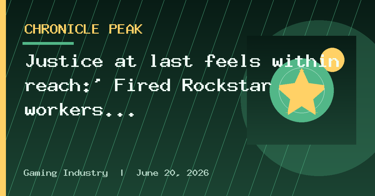 Justice at last feels within reach:' Fired Rockstar workers rally in Glasgow