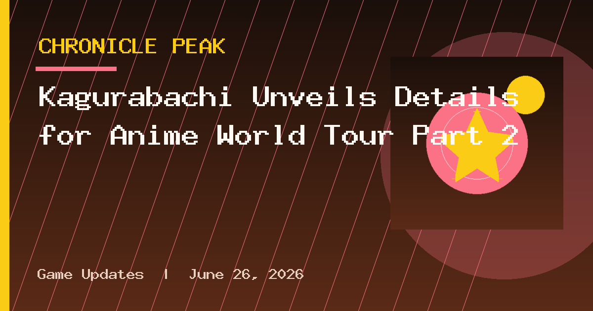 Kagurabachi Unveils Details for Anime World Tour Part 2