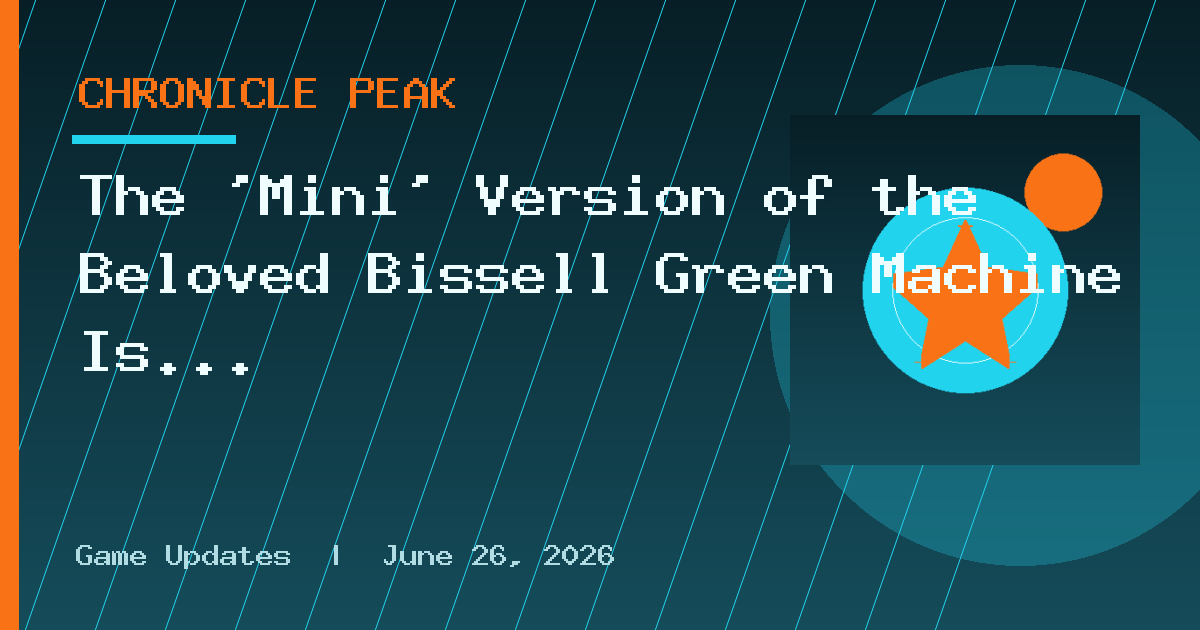 The 'Mini' Version of the Beloved Bissell Green Machine Is 10% Off Right Now