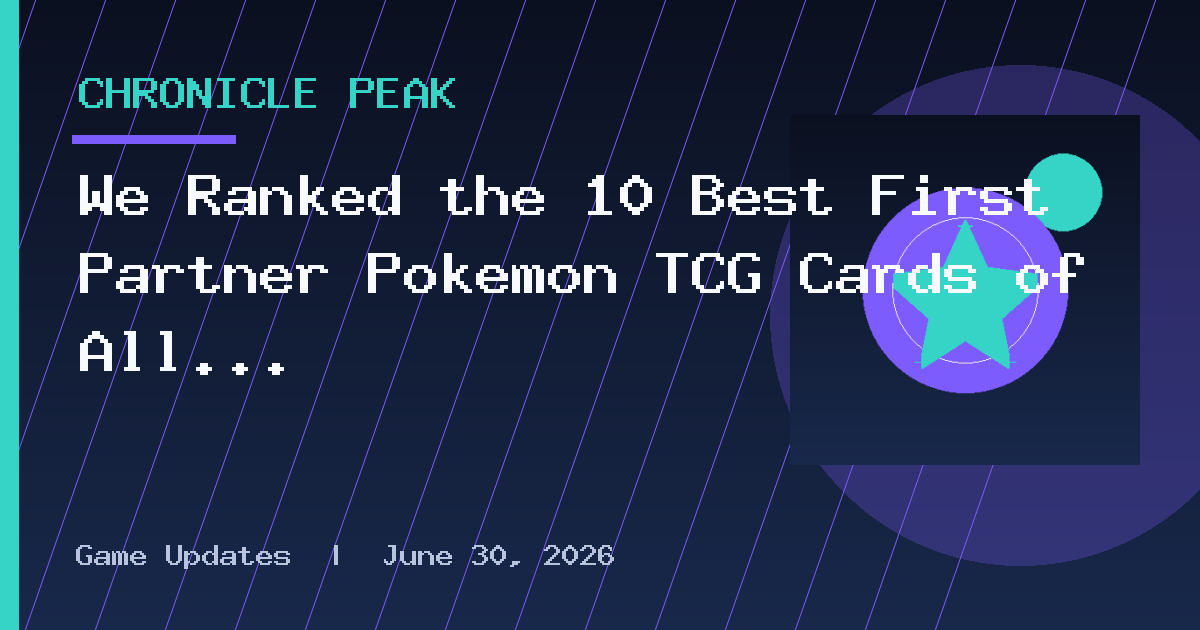 We Ranked the 10 Best First Partner Pokémon TCG Cards of All Time